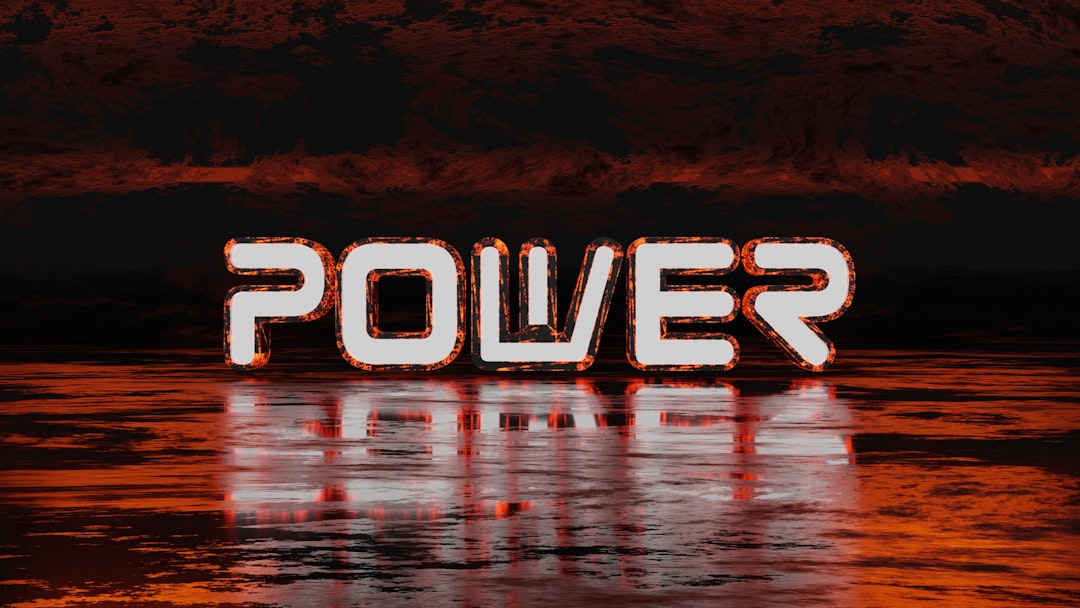 explian 48 laws of power illustration - the word power is reflected in the water