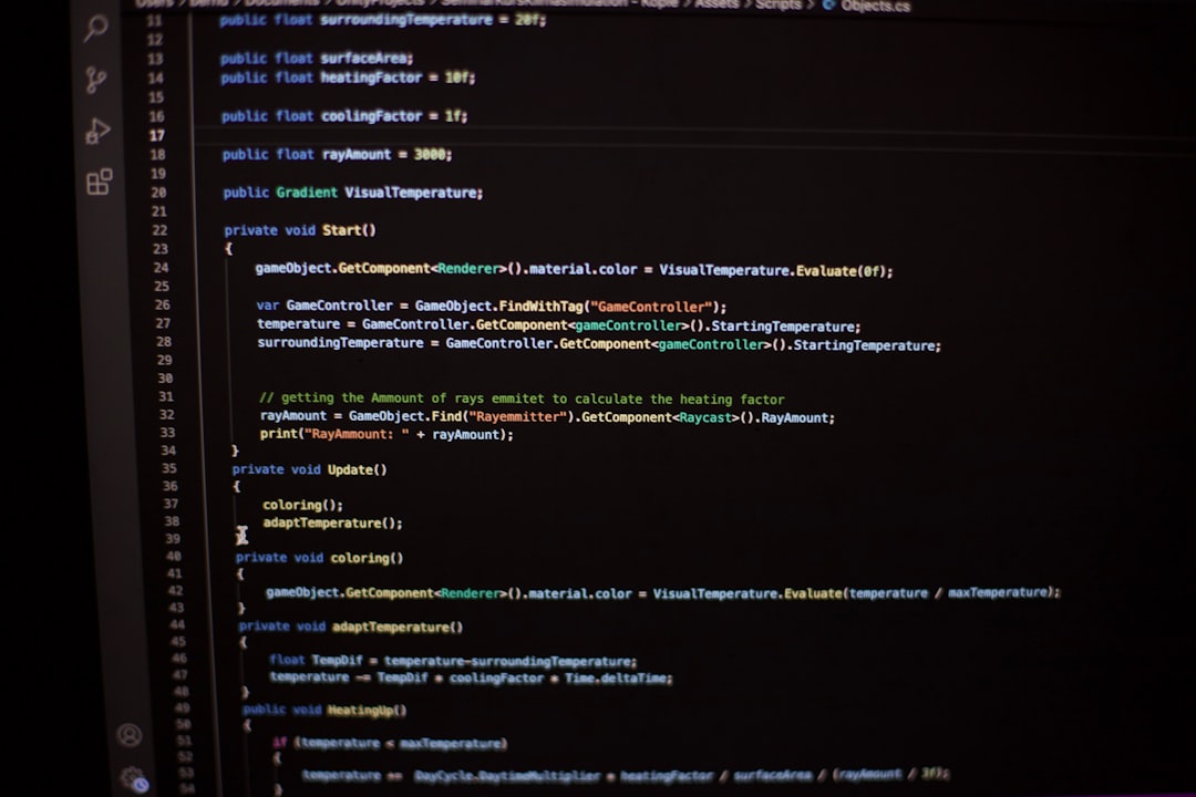 how to fix bugs inside code - a computer screen with a bunch of lines on it