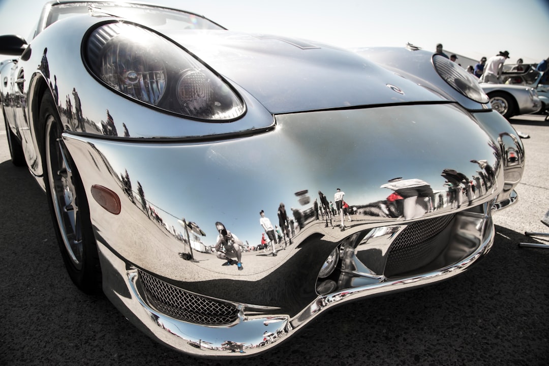 what is the most expensive car in the world illustration - a shiny silver sports car