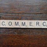 e-commerce trends - a white and black sign