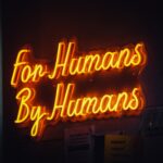 humanization test verification - a store front at night