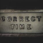 test content generator fixes - a sign that says correct time on it