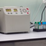 test simple generator - a white electronic device with a screen and buttons on a white surface